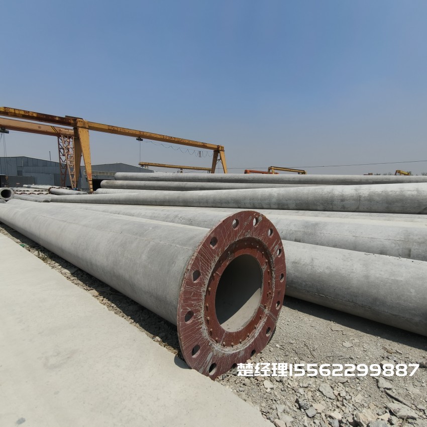 唐河12米无拉线电杆